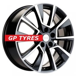 Khomen Wheels KHW1802 (Chery Tiggo) Black-FP 7x18/5x108 D60.1 ET40  
