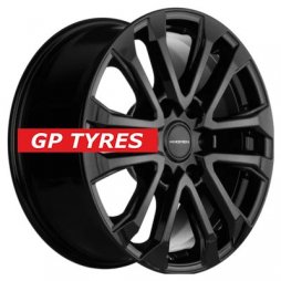 Khomen Wheels KHW1805 (Fortuner/Hilux) Black 7.5x18/6x139.7 D106.1 ET30  
