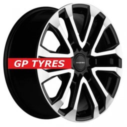 Khomen Wheels KHW1805 (Haval H9) Black-FP 7.5x18/6x139.7 D75.1 ET42  