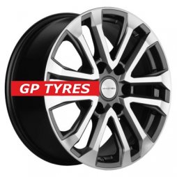 Khomen Wheels KHW1805 (LC Prado) Gray-FP 7.5x18/6x139.7 D106.1 ET25  