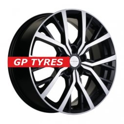 Khomen Wheels KHW1806 (Teana/X-trail/Juke) Black-FP 7x18/5x114.3 D66.1 ET45  