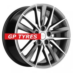 Khomen Wheels KHW1807 (A6/Q5) Gray-FP 8x18/5x112 D66.6 ET39  