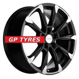 Khomen Wheels KHW1808 (Jolion) Black-FP 7.5x18/5x114.3 D66.5 ET37  