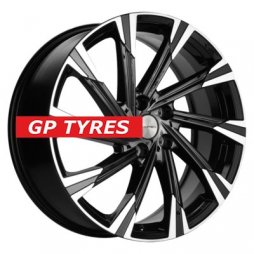 Khomen Wheels KHW1901 (Chery Tiggo 7 Pro) Black-FP 7.5x19/5x108 D60.1 ET33  