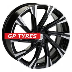 Khomen Wheels KHW1901 (Sportage) Black-FP 7.5x19/5x114.3 D67.1 ET50.5  
