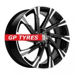 Khomen Wheels KHW1901 (Tucson) Black-FP 7.5x19/5x114.3 D67.1 ET48  