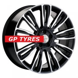 Khomen Wheels KHW2004 (Velar) Black-FP 8.5x20/5x108 D63.4 ET45  