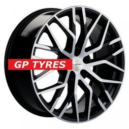 Khomen Wheels KHW2005 (Q8) Black-FP 8.5x20/5x112 D66.5 ET20  