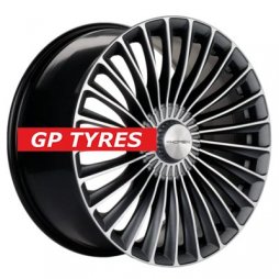 Khomen Wheels KHW2008 (Mercedes Rear) Gray-FP Matt 9.5x20/5x112 D66.6 ET38  