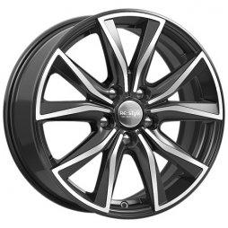 КиКРеплика КС867 алмаз-черный 7x17/5x114.3 D66.1 ET45  