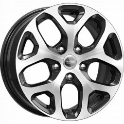 КиКРеплика КС869 алмаз-черный 6.5x16/5x112 D57.1 ET46  