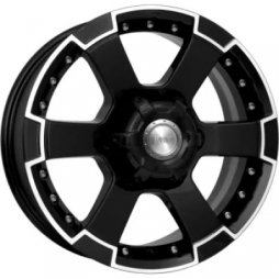 КиК M56 алмаз-черный 7x16/6x139.7 D110.1 ET20  