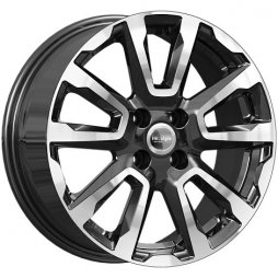 КиКРеплика КС1026 алмаз-черный 6.5x16/4x100 D54.1 ET46  