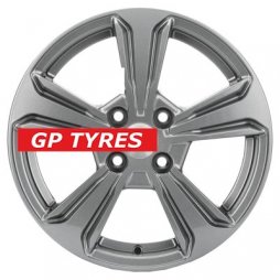 Khomen Wheels KHW1502 (Solano) Gray 6x15/4x100 D54.1 ET45  