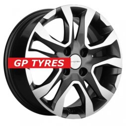 Khomen Wheels KHW1503 (Lada Granta) Gray-FP 6x15/4x98 D58.5 ET36  