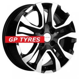 Khomen Wheels KHW1503 (XRay) Black-FP 6x15/4x100 D60.1 ET40  