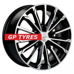 Khomen Wheels KHW1611 (Chery Tiggo 3/Tiggo 3 Pro) Black-FP 6.5x16/5x108 D60.1 ET45  