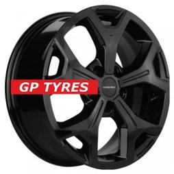 Khomen Wheels KHW1710 (Coolray) Black 6.5x17/5x114.3 D54.1 ET45  