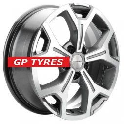 Khomen Wheels KHW1710 (Coolray) Gray-FP 6.5x17/5x114.3 D54.1 ET45  