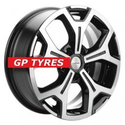 Khomen Wheels KHW1710 (Haval F7/F7x) Black-FP 6.5x17/5x114.3 D64.1 ET40  