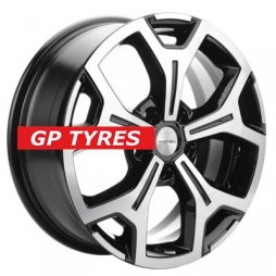Khomen Wheels KHW1710 (Jolion) Black-FP 7x17/5x114.3 D66.5 ET37  
