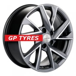 Khomen Wheels KHW1714 (Changan CS35/CS35 Pro) Gray-FP 7x17/5x110 D63.3 ET46  