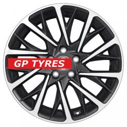 Khomen Wheels KHW1804 (Audi A4/A6) Black-FP 7.5x18/5x112 D66.6 ET39  