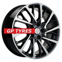 Khomen Wheels KHW1804 (Geely Atlas/Atlas Pro/Lifan Myway) Gray-FP 7.5x18/5x114.3 D60.1 ET45  