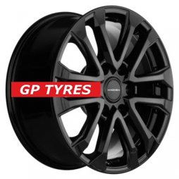 Khomen Wheels KHW1805 (LC Prado) Black 7.5x18/6x139.7 D106.1 ET25  
