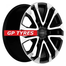 Khomen Wheels KHW1805 (Lexus GX) Black-FP 7.5x18/6x139.7 D106.1 ET20  