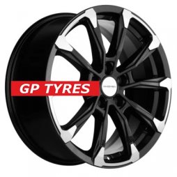 Khomen Wheels KHW1808 (Xceed/CX-3/5) Black-FP 7.5x18/5x114.3 D67.1 ET45  