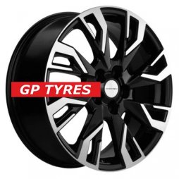 Khomen Wheels KHW1809 (Outlander) Black-FP 7x18/5x114.3 D67.1 ET38  