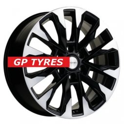 Khomen Wheels KHW2010 (Tank 300/500) Black-FP 8x20/6x139.7 D100.1 ET36  