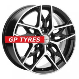 Khomen Wheels KHW1709 (Chery Tiggo 3/Tiggo 3 Pro) Black-FP 7x17/5x108 D60.1 ET45  