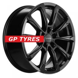 Khomen Wheels KHW1808 (Chery Tiggo 8/8 Pro) Black 7.5x18/5x108 D60.1 ET47  
