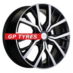 Khomen Wheels KHW1806 (Haval F7/F7x) Black-FP 7x18/5x114.3 D64.1 ET40  