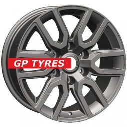 Khomen Wheels KHW1723 (Toyota LC Prado/Lexus GX) Gray 8x17/6x139.7 D106.1 ET25  