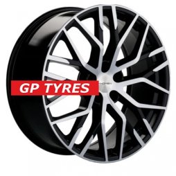 Khomen Wheels KHW2005 (Tugella) Black-FP 8.5x20/5x108 D63.4 ET46  