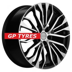 Khomen Wheels KHW2009 (Lexus RX (new)) Black-FP 8.5x20/5x114.3 D60.1 ET35  
