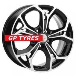 Khomen Wheels KHW1702 (Forester) Black-FP 7x17/5x114.3 D56.1 ET48  