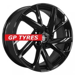 Khomen Wheels KHW1714 (Jac/Москвич 3) Black 7x17/5x108 D54.1 ET40  
