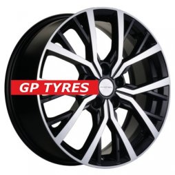 Khomen Wheels KHW1806 (Chery Tiggo 3/Tiggo 3 Pro) Black-FP 7x18/5x108 D60.1 ET45  