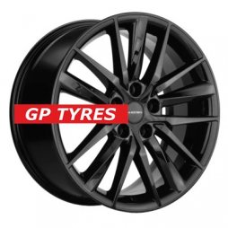 Khomen Wheels KHW1807 (Tugella/Jaguar XF/F-Pace) Black 8x18/5x108 D63.4 ET46  