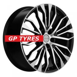 Khomen Wheels KHW2009 (Tugella) Black-FP 8.5x20/5x108 D63.4 ET46  