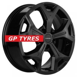 Khomen Wheels KHW1710 (Haval F7/F7x) Black 6.5x17/5x114.3 D64.1 ET40  