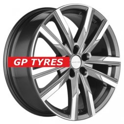 Khomen Wheels KHW1905 (Geely Monjaro/Tugella) Gray-FP 7.5x19/5x108 D63.4 ET46  