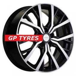 Khomen Wheels KHW1806 (Lifan x70) Black-FP 7x18/5x114.3 D60.1 ET35  