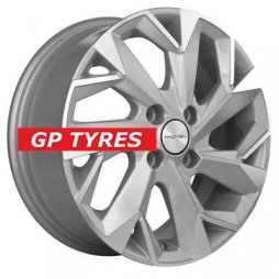 Khomen Wheels KHW1402 (Datsun on-DO/Granta) F-Silver-FP 5.5x14/4x98 D58.5 ET35  