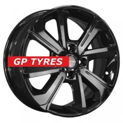 Khomen Wheels KHW1501 (Rio/Solaris) Black 6x15/4x100 D54.1 ET46  