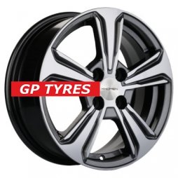 Khomen Wheels KHW1502 (Nexia) Gray-FP 6x15/4x100 D56.6 ET45  